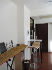 サイズアップして広々としたキッチンに　港区I様邸